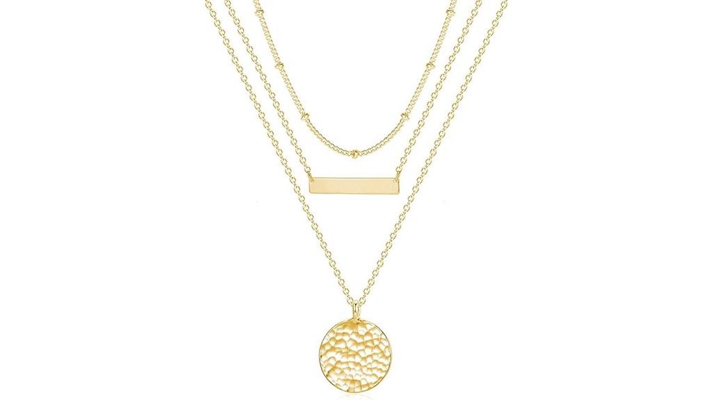 gold moon karma pendant