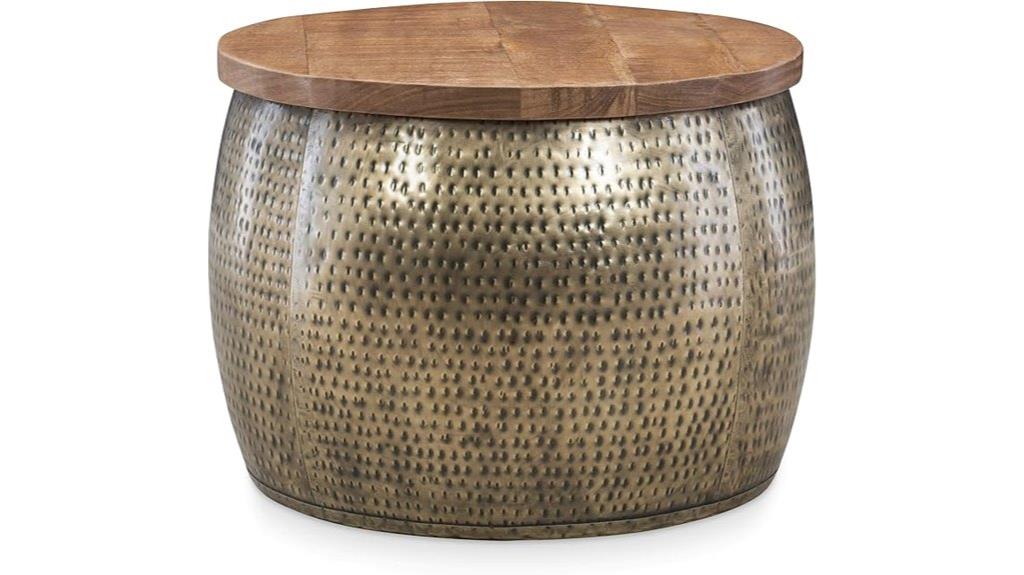 gold powell drum storage