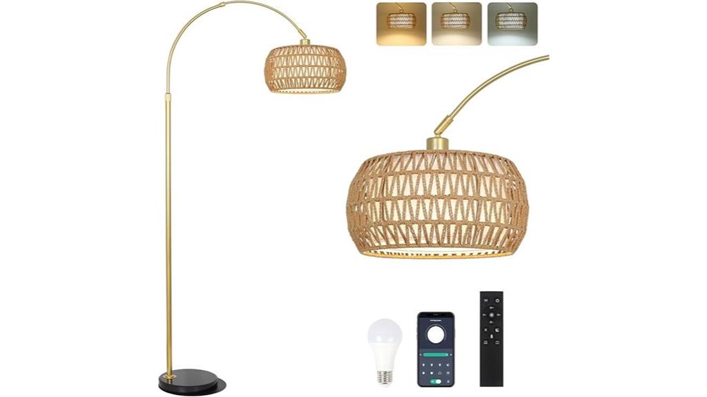 golden lamp with remote
