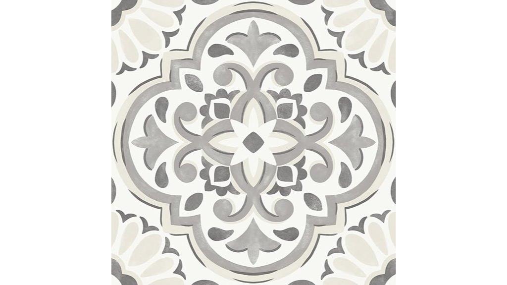gray peel stick tiles