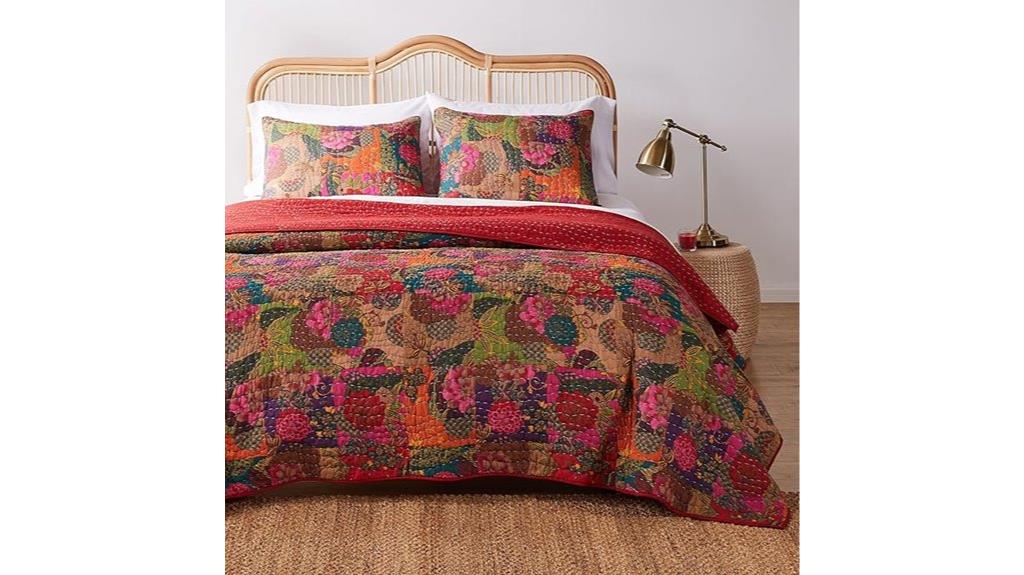 greenland home cotton reversible bedding