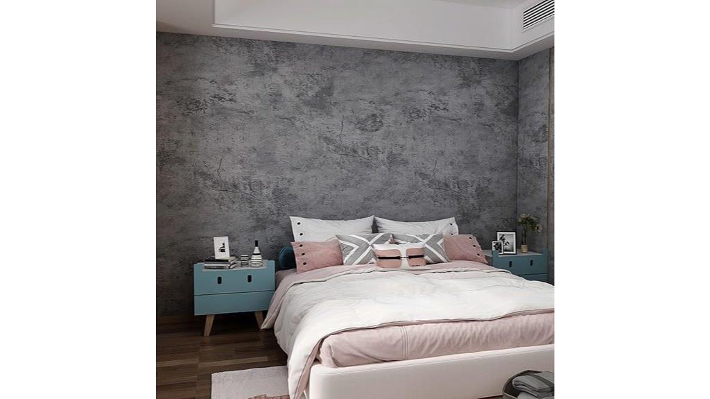 grey blue peel and stick concrete