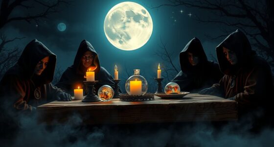 halloween moonlit tarot night