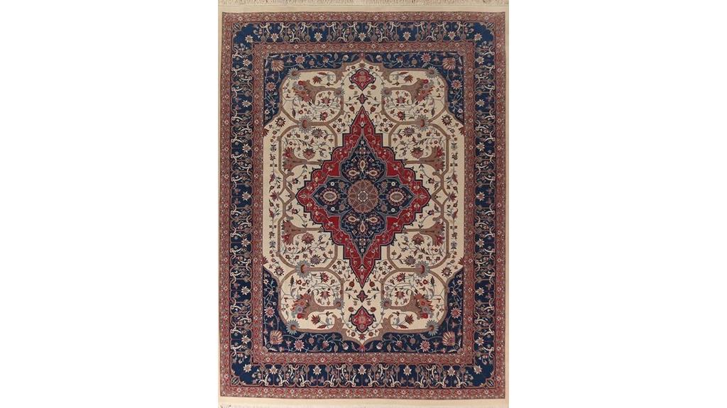 hand knotted wool rug