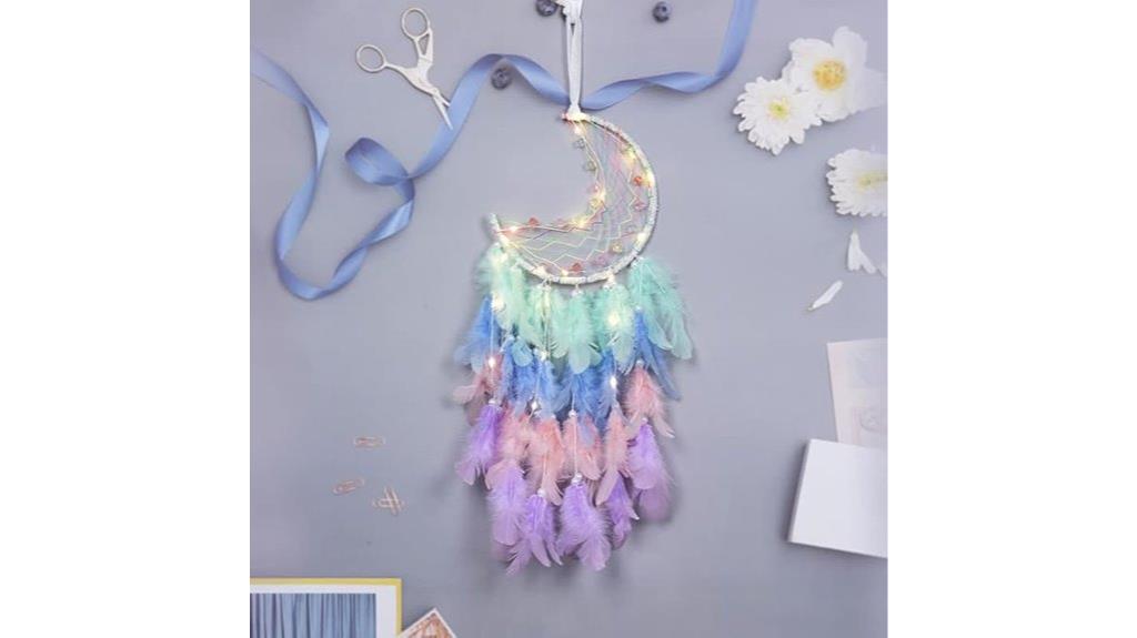 handmade crescent moon decor