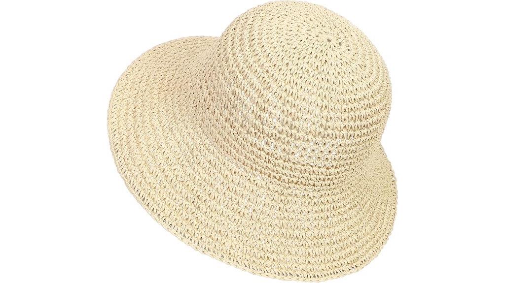 handmade crochet uv hat