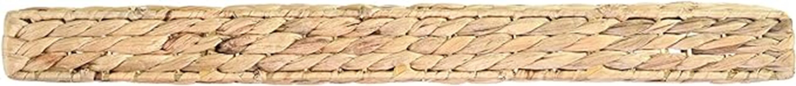 handwoven water hyacinth shelf