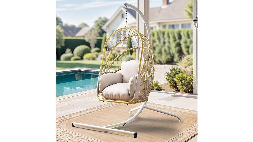 hanging egg chair stand