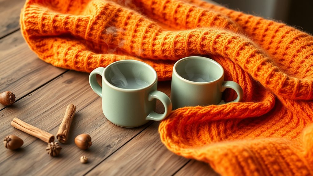 harmonious pumpkin spice color mixing