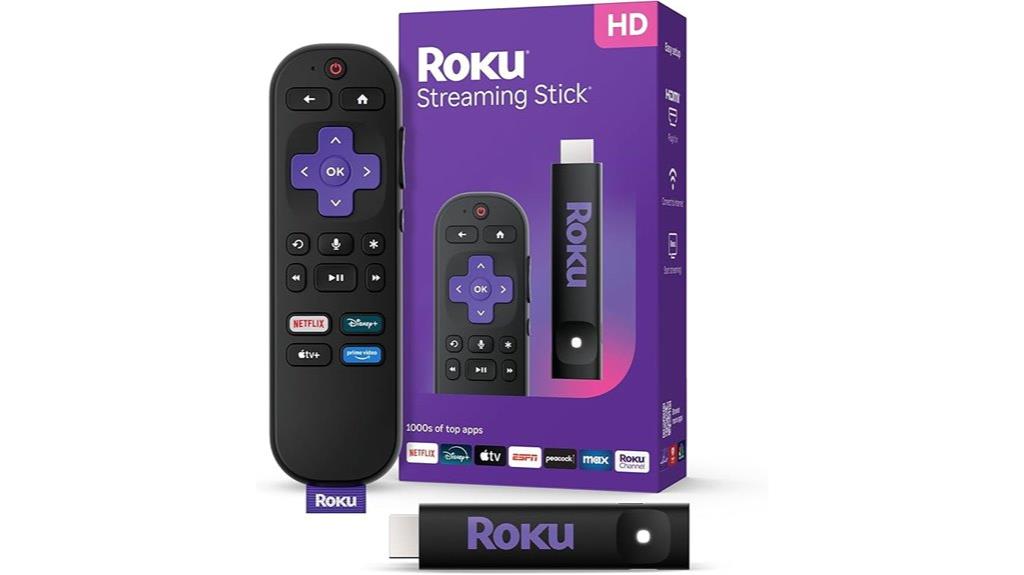 hd streaming device with remote