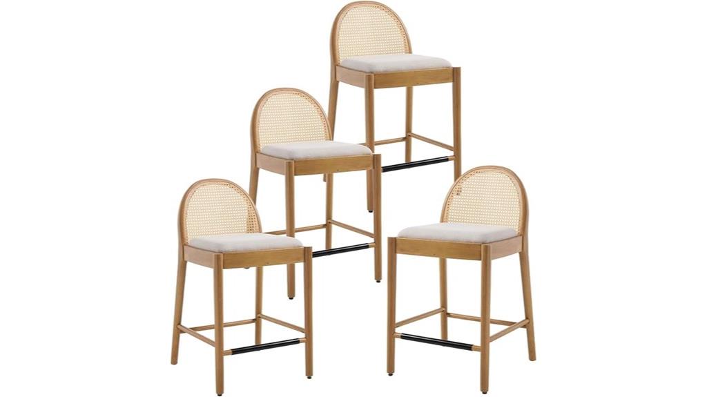 heah yo rattan stool set