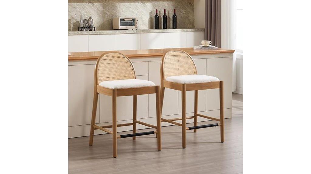 heah yo rattan stools