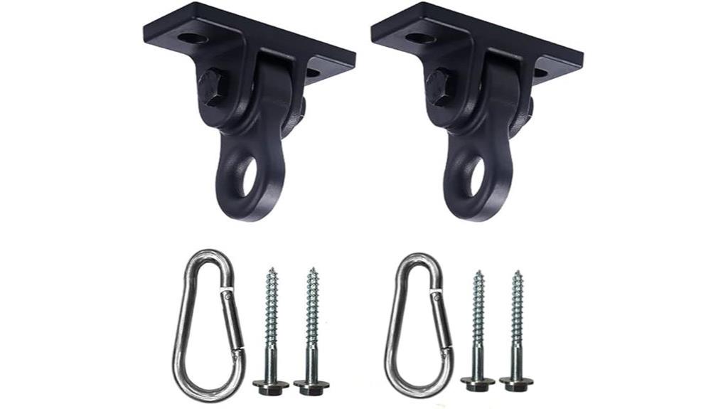 heavy duty black swing hangers