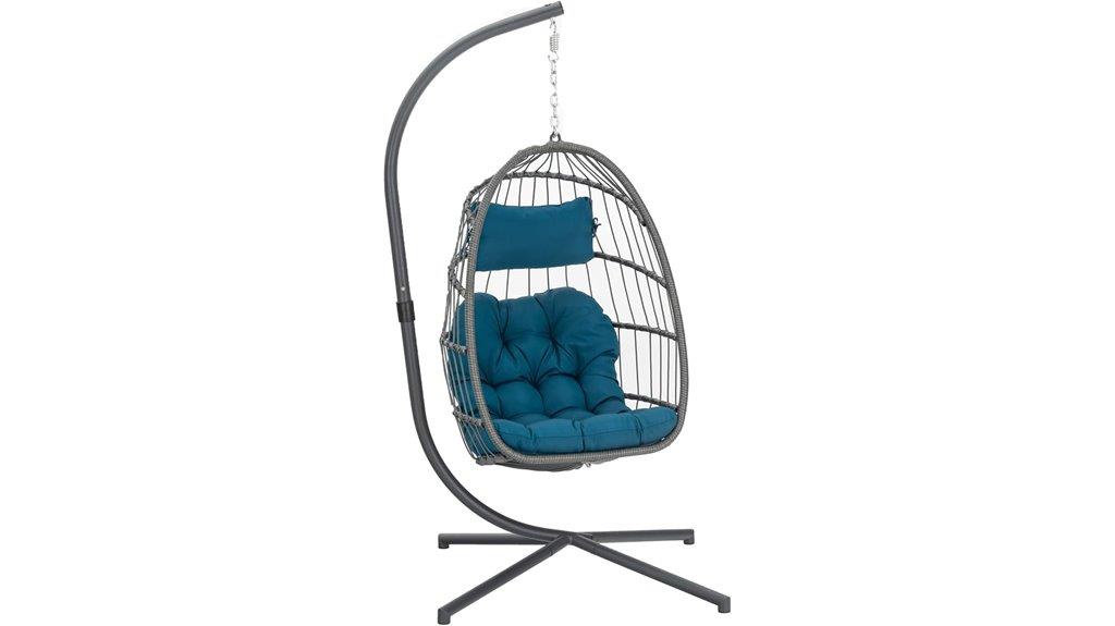 heavy duty wicker egg chair