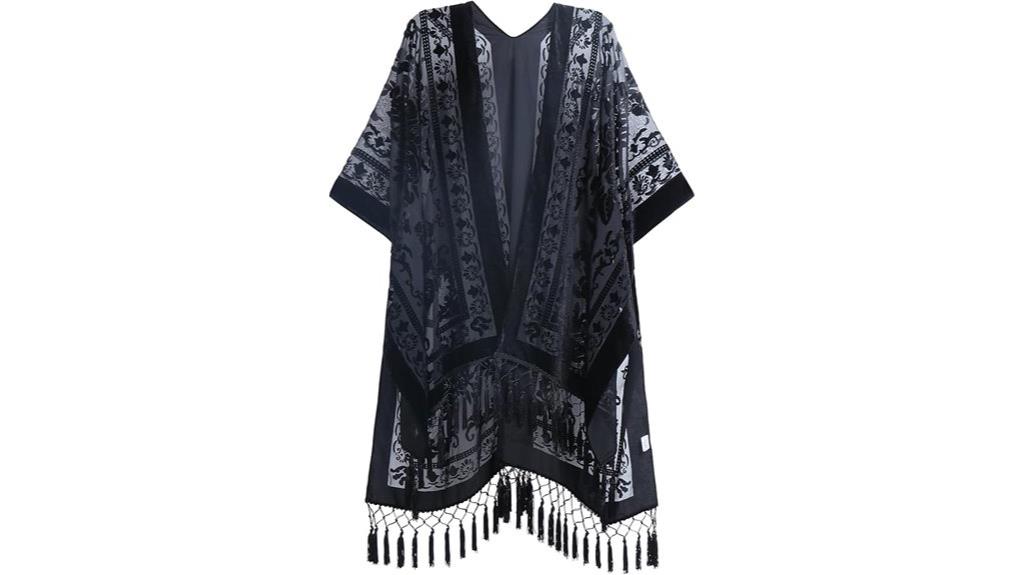 hello women s velvet kimono