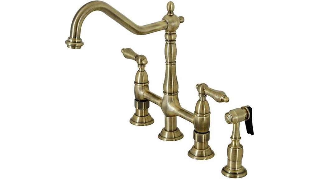 heritage 8 inch kitchen faucet
