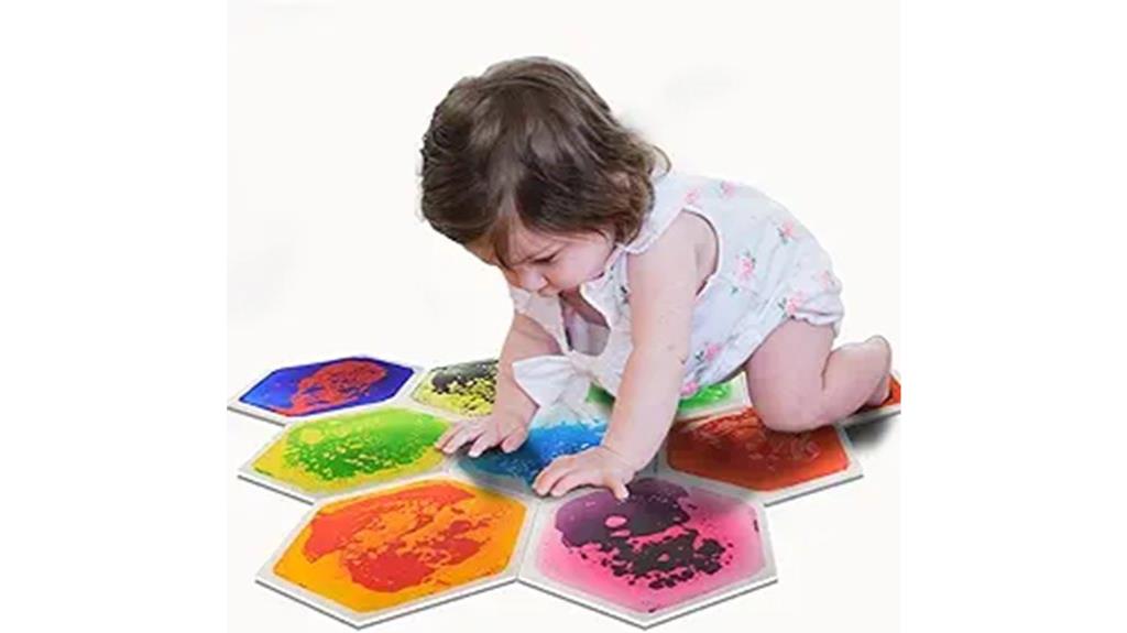 hexagon sensory floor tiles