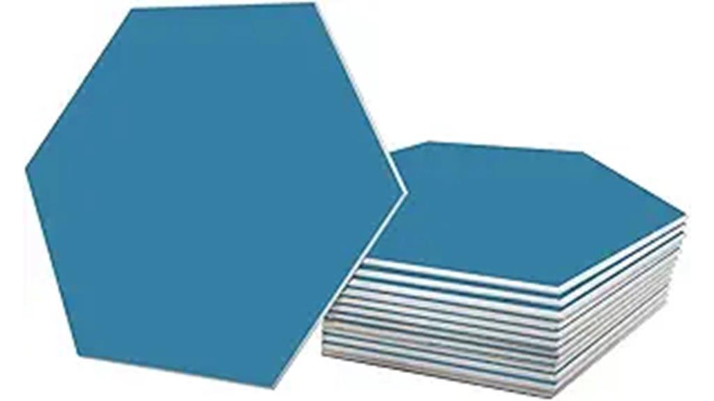 hexagon stone composite backsplash