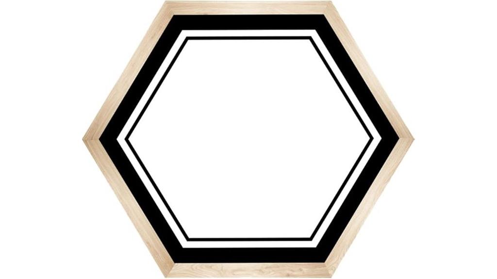 hexagon student name tags