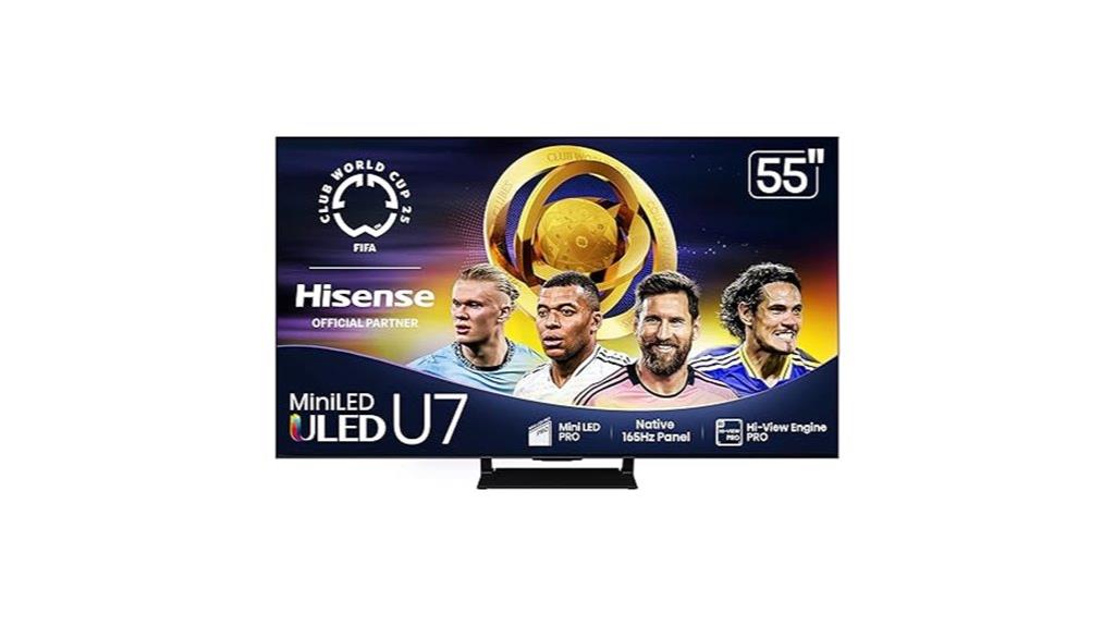 hisense 55 mini led tv
