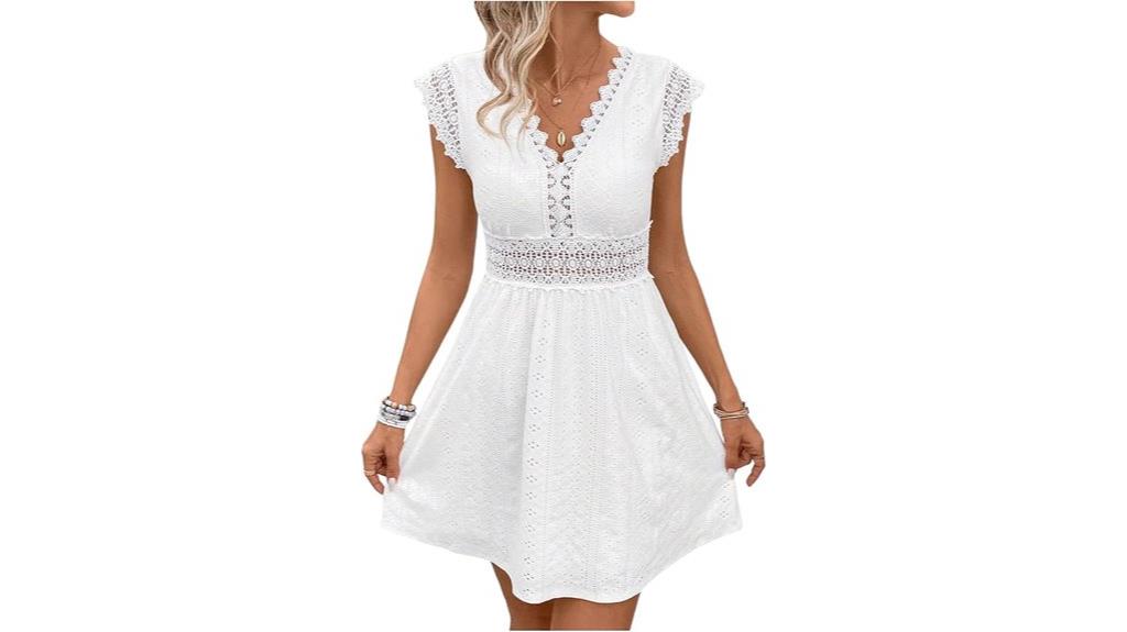 hollow out mini dress