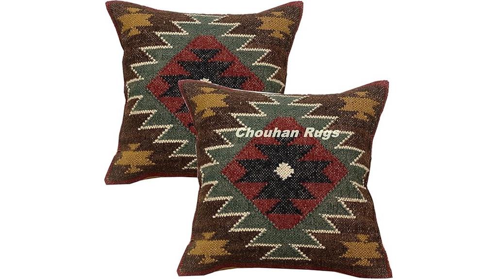 indian kilim cushion covers