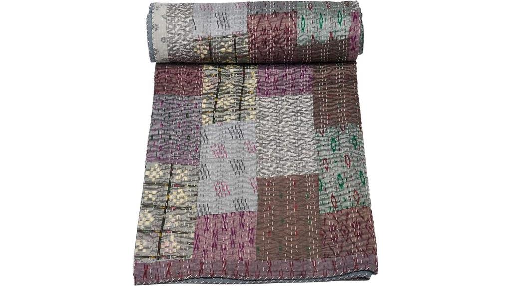 indian silk sari quilt