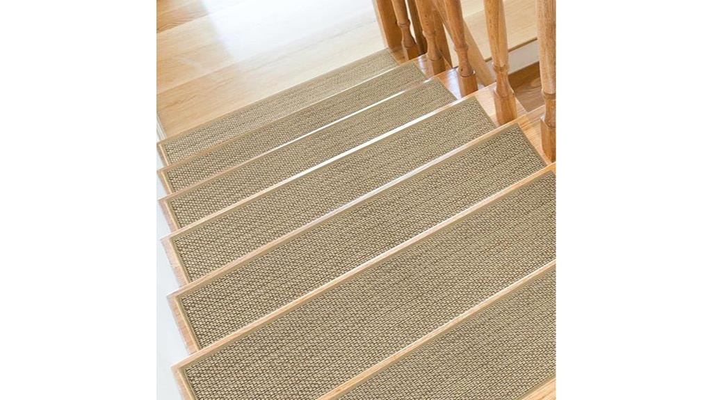 indoor beige stair treads