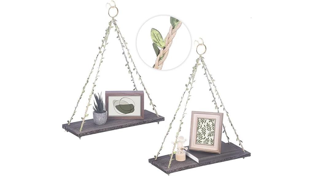 indoor wall hanging shelves
