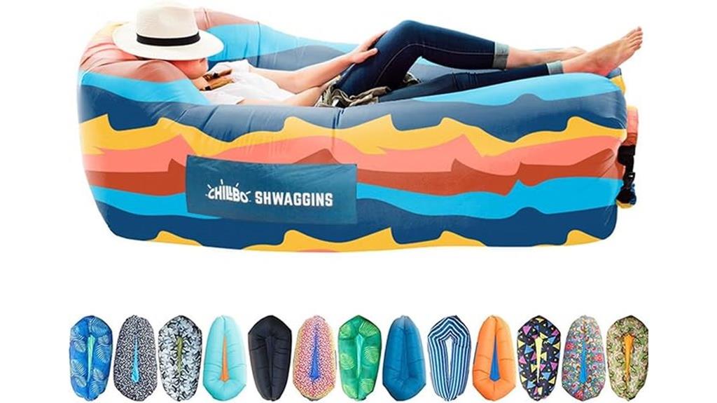inflatable camping beach couch