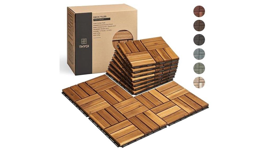 interlocking indoor outdoor tiles