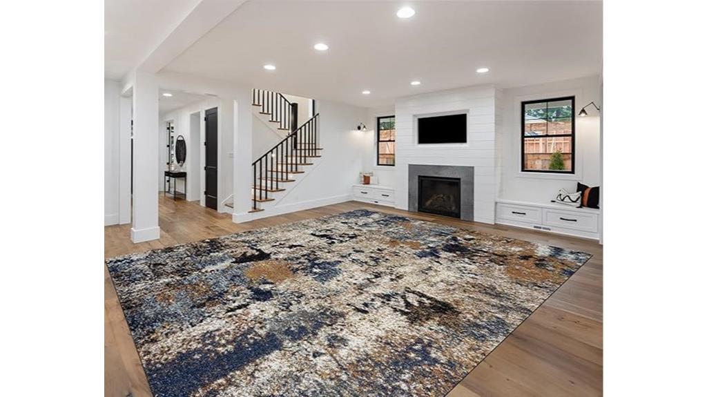 keen non shedding abstract rugs