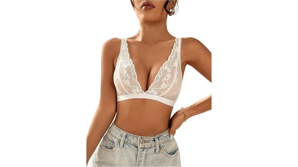 lace wireless bralette