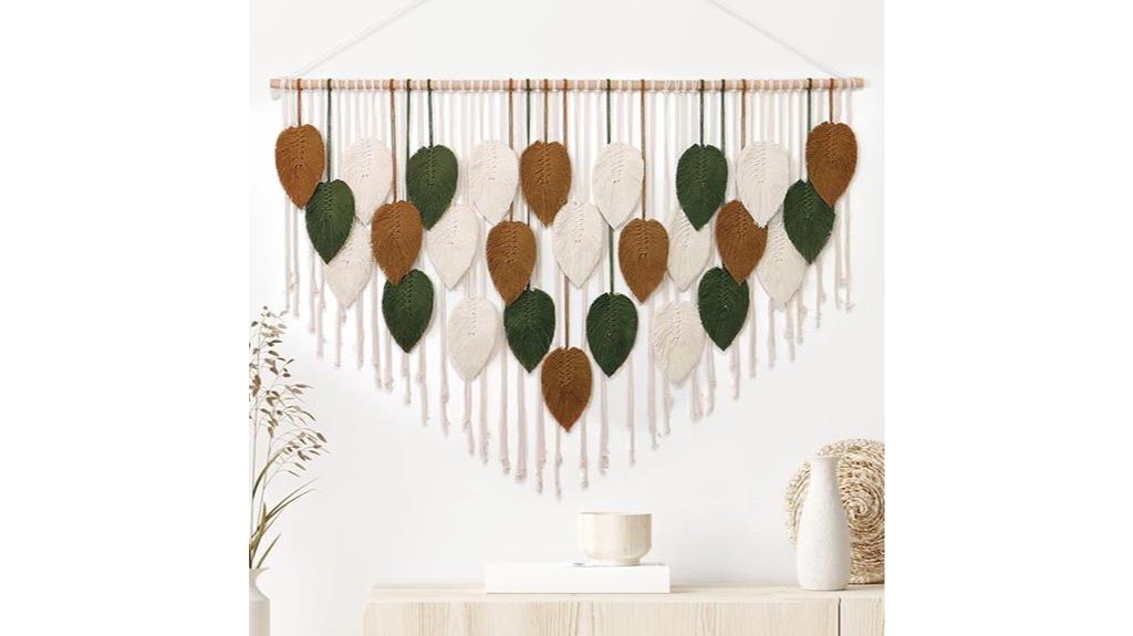 large boho macrame wall hanging