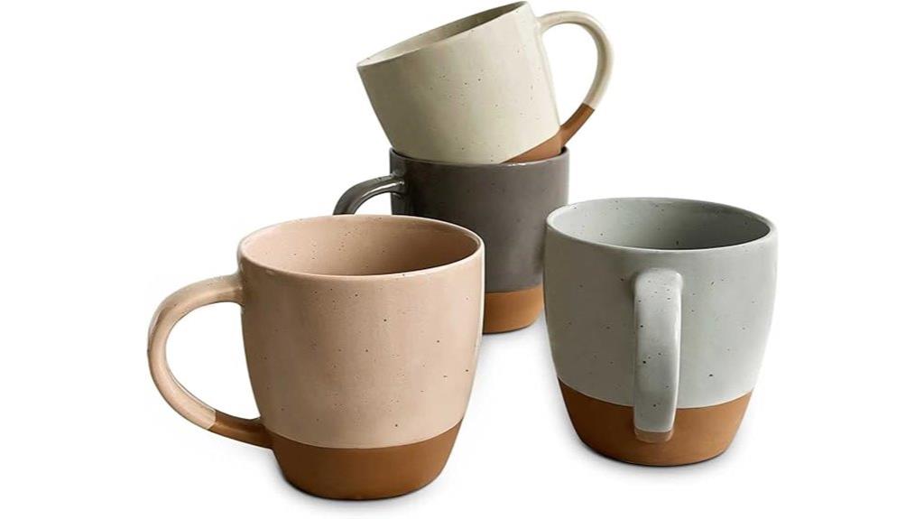 large ceramic latte mugs