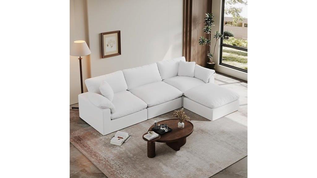 large cloud shaped sofa