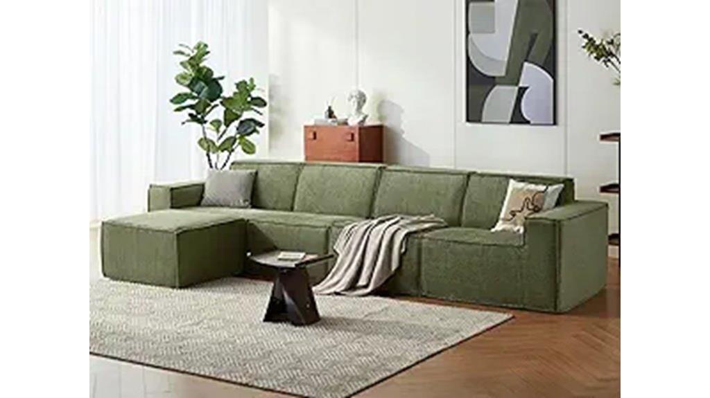 large customizable sectional sofa