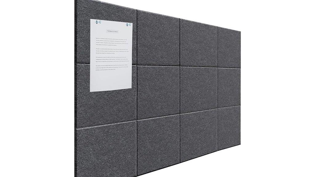 large felt wall tiles
