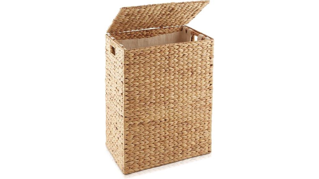 large hamper with lid