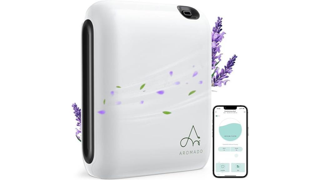 large waterless diffuser with bluetooth