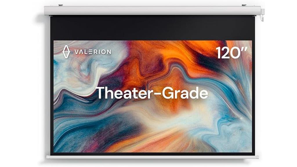 large waterproof motorized screen