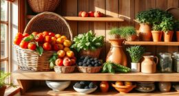 late summer market display