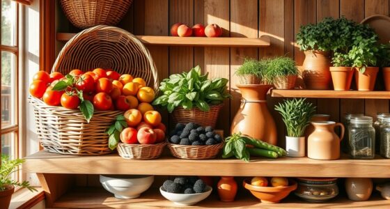 late summer market display