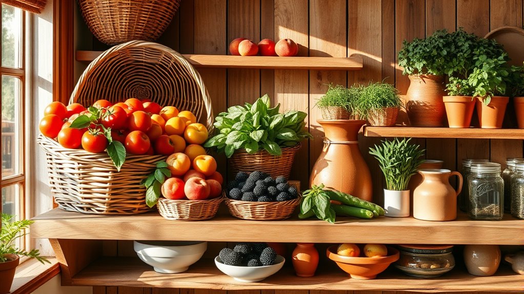late summer market display