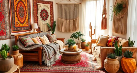 layered boho pattern elegance