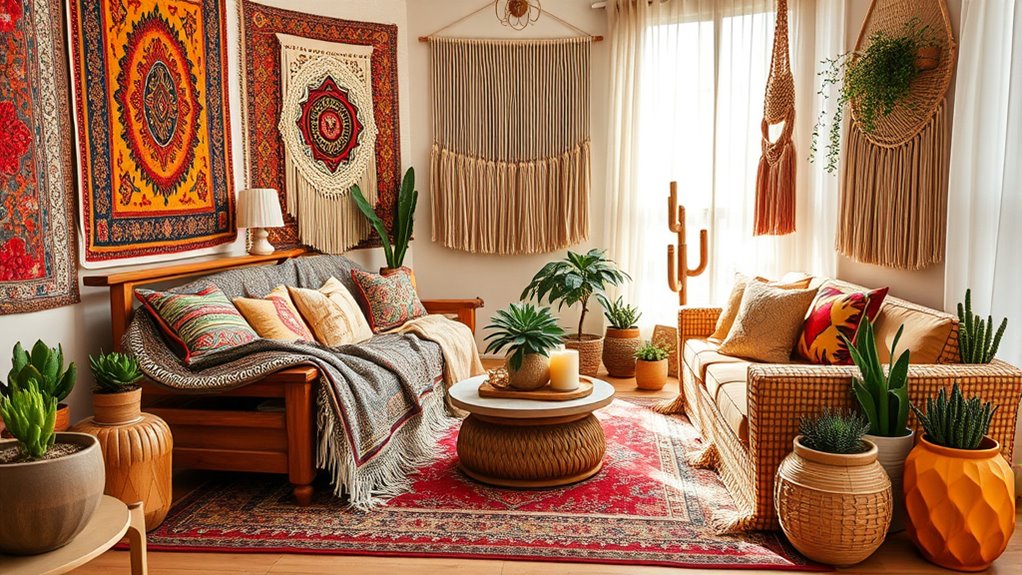 layered boho pattern elegance