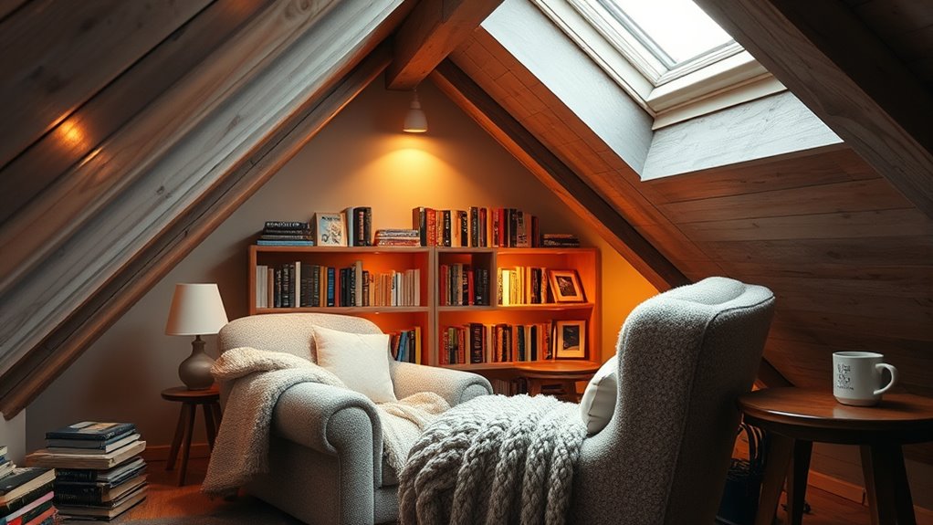 layered lighting and cozy textiles