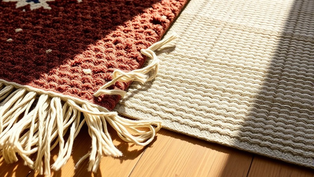 layered rugs enhance design