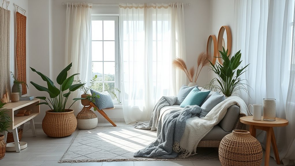 layered textiles for depth