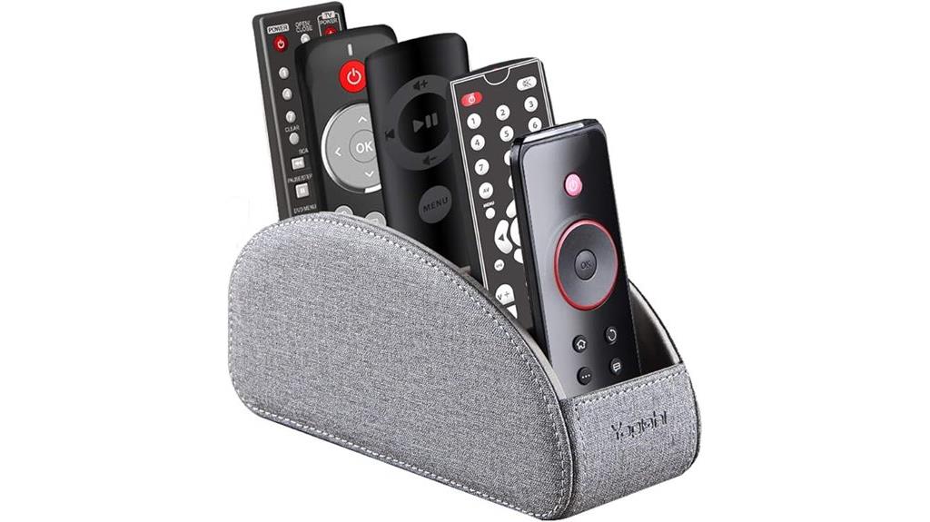 leather tv remote organizer